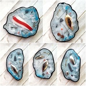 Fishing Coaster set of 5